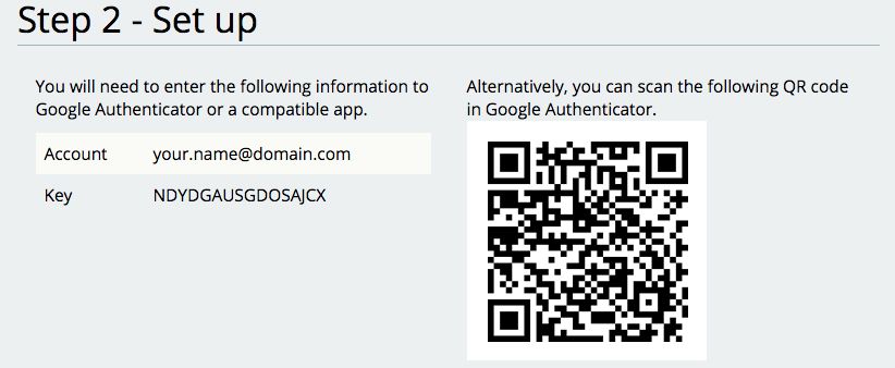 2fa google authenticator